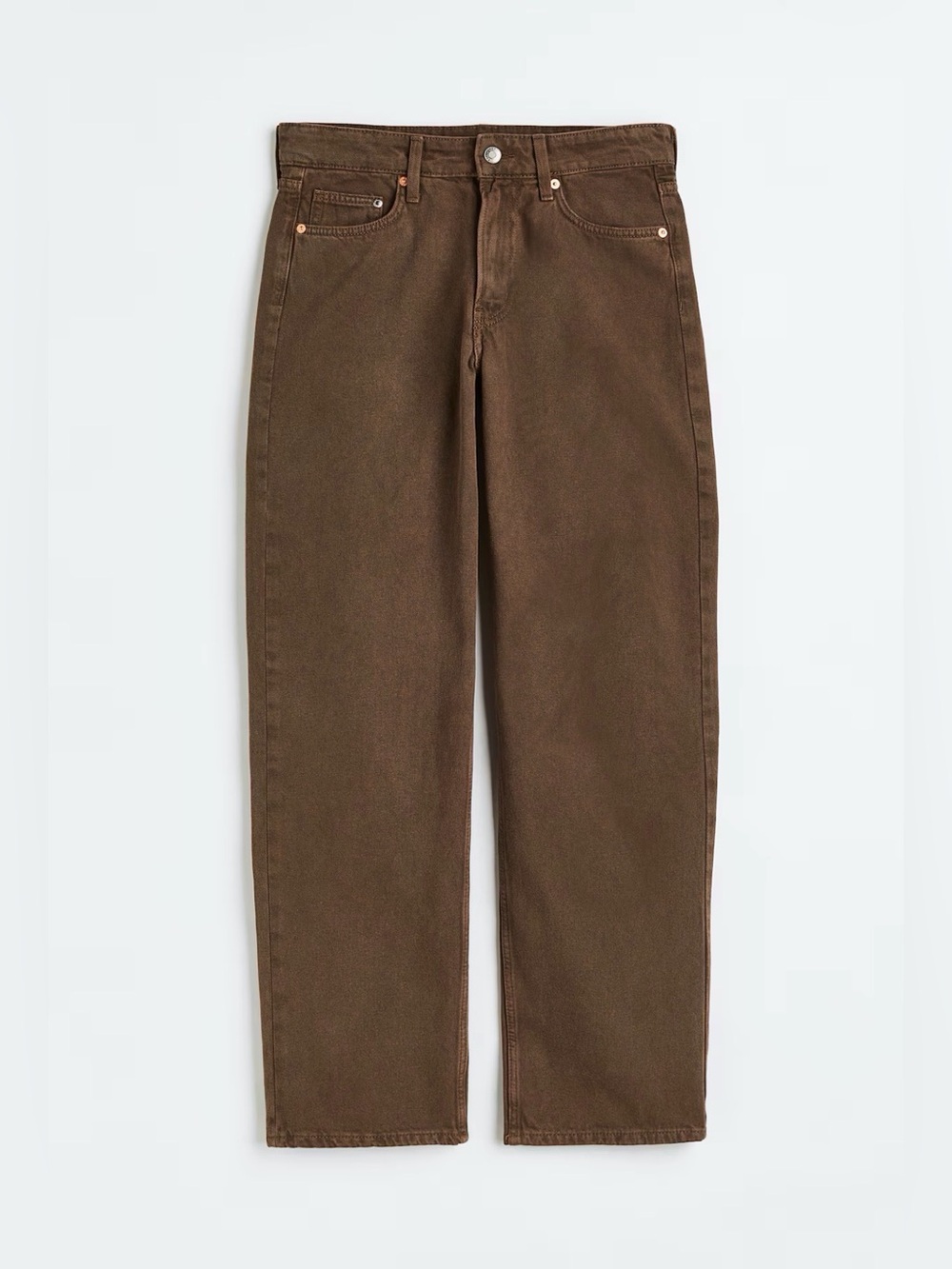 H&M Women's Brown Boyfriend Jeans
